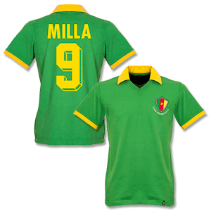 1982 Cameroon WC Shirt + Milla 9