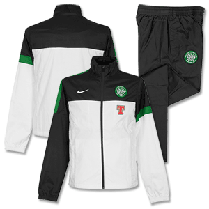 12-13 Celtic Sideline Woven Warm Up Suit - White - Boys