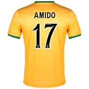 Celtic Away Shirt 2013/14 - Kids with Amido 17 printing