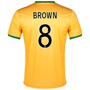 Celtic Away Shirt 2013/14 - Kids with Brown 8 printing