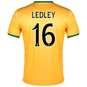 Celtic Away Shirt 2013/14 - Kids with Ledley 16 printing
