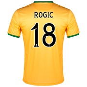 Celtic Away Shirt 2013/14 - Kids with Rogic 18 printing