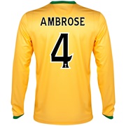 Celtic Away Shirt 2013/14 - Long Sleeved with Ambrose 4 printing