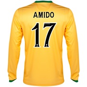 Celtic Away Shirt 2013/14 - Long Sleeved with Amido 17 printing
