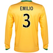 Celtic Away Shirt 2013/14 - Long Sleeved with Emilio 3 printing