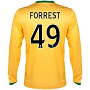 Celtic Away Shirt 2013/14 - Long Sleeved with Forrest 49 printing