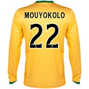 Celtic Away Shirt 2013/14 - Long Sleeved with Mouyokolo 22 printing