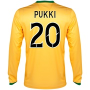 Celtic Away Shirt 2013/14 - Long Sleeved with Pukki 20 printing