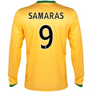 Celtic Away Shirt 2013/14 - Long Sleeved with Samaras 9 printing