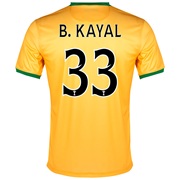 Celtic Away Shirt 2013/14 - With Sponsor with B.Kayal 33 printing