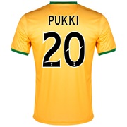 Celtic Away Shirt 2013/14 - With Sponsor with Pukki 20 printing