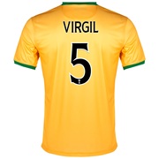 Celtic Away Shirt 2013/14 - With Sponsor with Virgil 5 printing