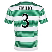 Celtic Home Shirt 2013/14 - Kids with Emilio 3 printing