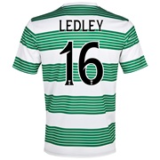 Celtic Home Shirt 2013/14 - Kids with Ledley 16 printing