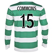 Celtic Home Shirt 2013/14 - L/S- Unsponsored with Commons 15 printing