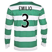 Celtic Home Shirt 2013/14 - L/S- Unsponsored with Emilio 3 printing