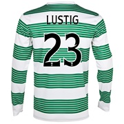 Celtic Home Shirt 2013/14 - L/S- Unsponsored with Lustig 23 printing