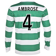 Celtic Home Shirt 2013/14 - L/S- With Sponsor with Ambrose 4 printing