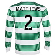Celtic Home Shirt 2013/14 - L/S- With Sponsor with Matthews 2 printing