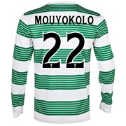 Celtic Home Shirt 2013/14 - L/S- With Sponsor with Mouyokolo 22 printing