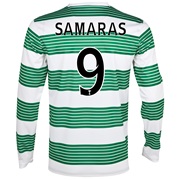 Celtic Home Shirt 2013/14 - L/S- With Sponsor with Samaras 9 printing