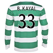 Celtic Home Shirt 2013/14 - Long Sleeved - Kids with B.Kayal 33 printing