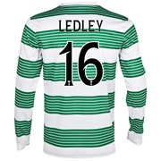 Celtic Home Shirt 2013/14 - Long Sleeved - Kids with Ledley 16 printing