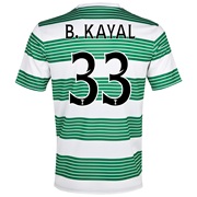 Celtic Home Shirt 2013/14- Unsponsored with B.Kayal 33 printing