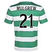 Celtic Home Shirt 2013/14 - With Sponsor with Mulgrew 21 printing