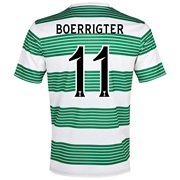 Celtic Home Shirt 2013/15 - Kids with Boerrigter 11 printing