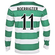 Celtic Home Shirt 2013/15 - Long Sleeved - Kids with Boerrigter 11 printing