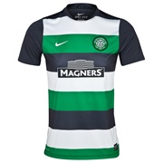 Celtic Squad Short Sleeve Pre Match Top Black