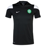 Celtic Squad Short Sleeve Training Top Black