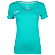 Celtic V-Neck T-Shirt - Atomic Teal - Womens