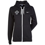 Celtic Zip Through Hoody - Womens Black