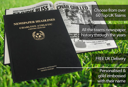 Charlton Personalised Football Book
