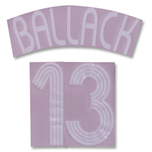 06-07 Chelsea 3rd Euro Ballack 13 Name and Number Transfer