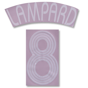 06-07 Chelsea 3rd Euro Lampard 8 Name and Number Transfer