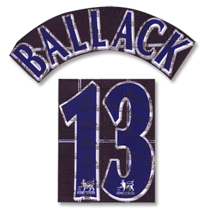 06-07 Chelsea Away Ballack 13 Name and Number Transfer