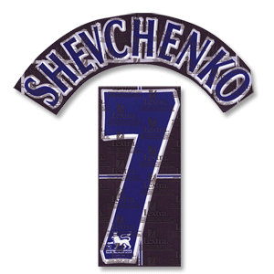 06-07 Chelsea Away Shevchenko 7 Name and Number Transfer