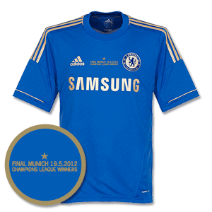 12-13 Chelsea Home Shirt + C/L Winners MDT