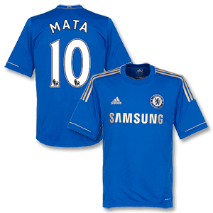 12-13 Chelsea Home Shirt + Mata 10