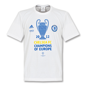 2012 adidas Chelsea Champions League Champions T-Shirt