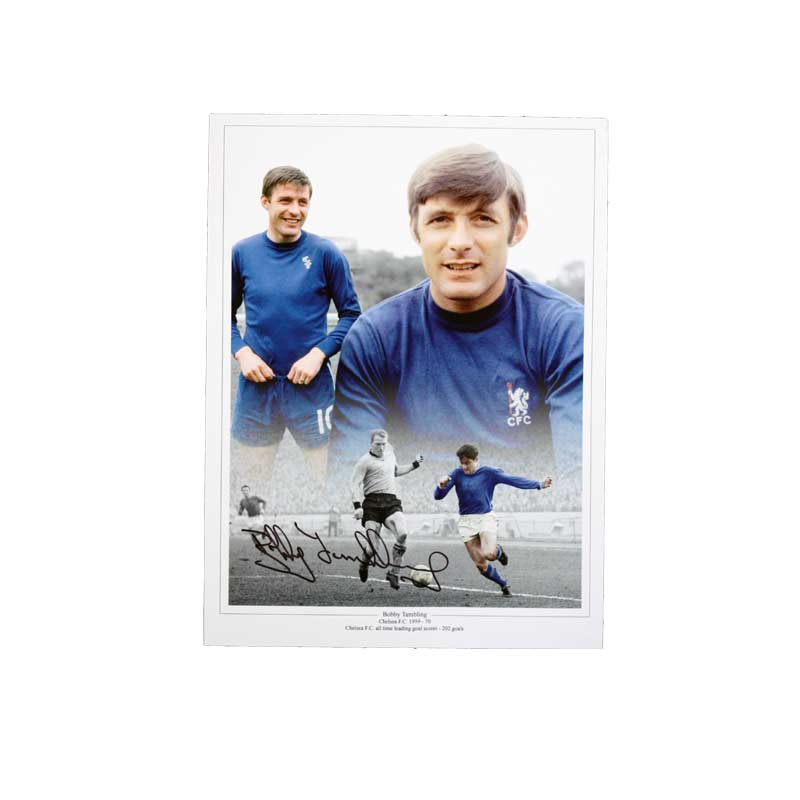 Bobby Tambling Signed Chelsea Photo