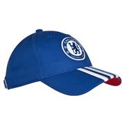 Chelsea 3 Stripe Cap Dk Blue