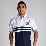 Chelsea Core Paneled Polo - Navy/White