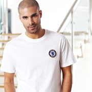 Chelsea Essentials Crest T-Shirt - White - Mens