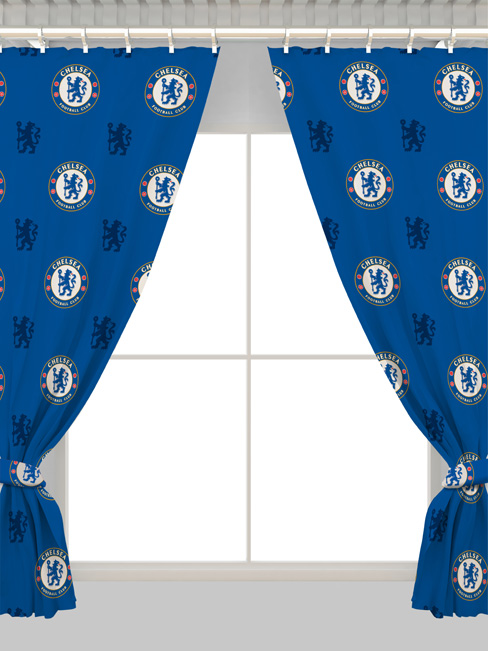 Chelsea FC Crest Curtains