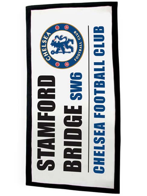 Chelsea FC Street Sign Beach Towel