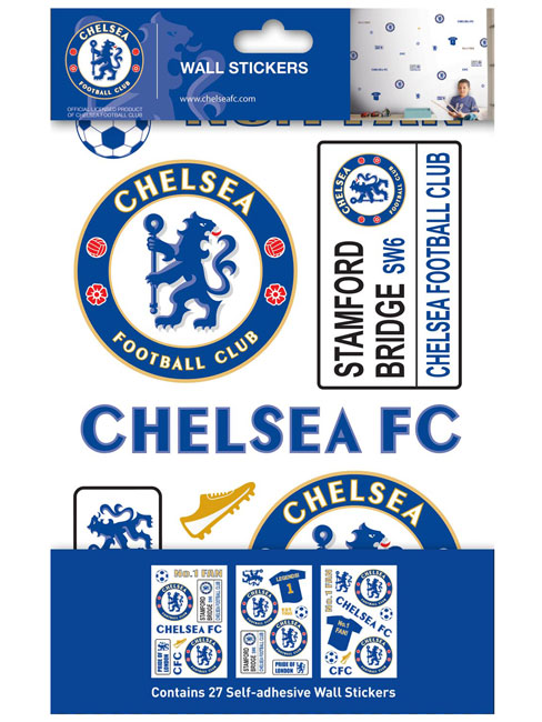 Chelsea FC Wall Stickers - 27 Pieces